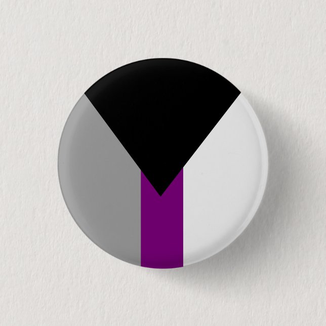 Demisexual Pride Flag Button (Front)
