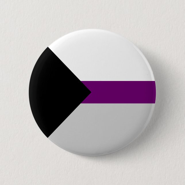 Demisexual Pride Flag  Button (Front)