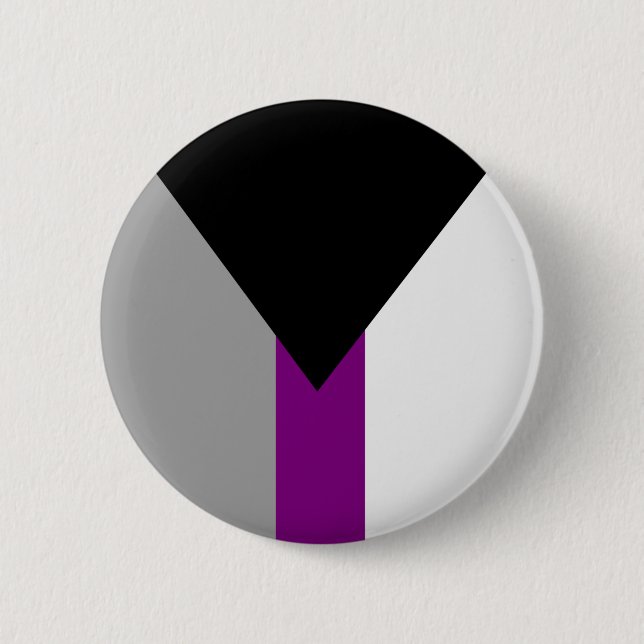 Demisexual Pride Flag Button (Front)