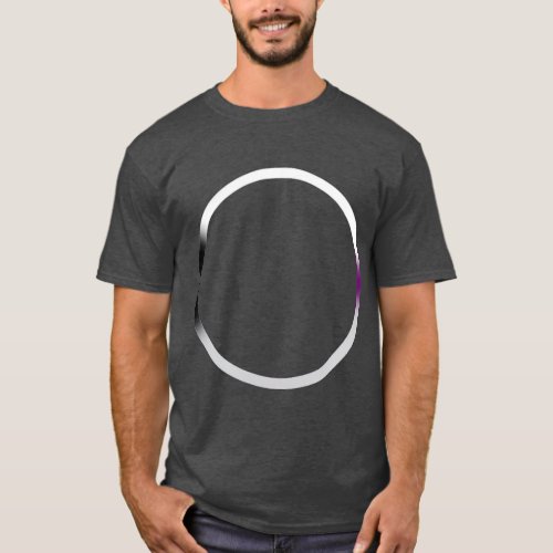 Demisexual Pride Flag Colors Ring Circle T_Shirt
