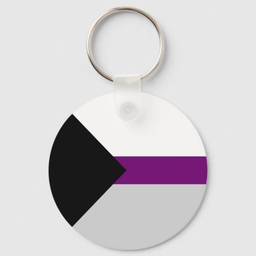 Demisexual Pride Flag  Keychain