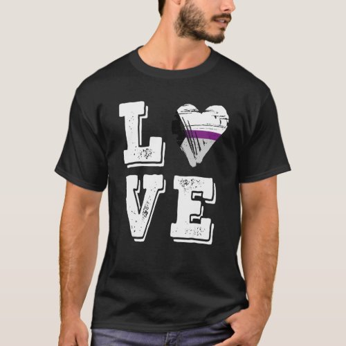 Demisexual Pride Flag Love Demisexual T_Shirt