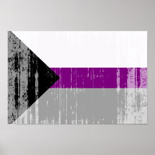 DEMISEXUAL PRIDE FLAG POSTER