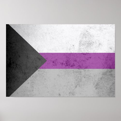 DEMISEXUAL PRIDE FLAG POSTER