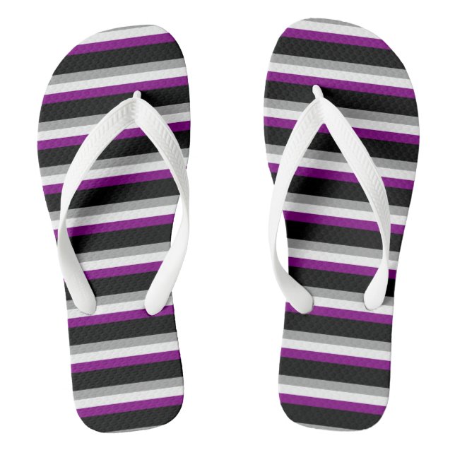 Demisexual Pride Flip Flops (Footbed)