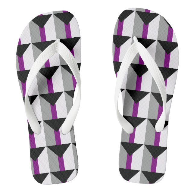Demisexual Pride Flip Flops (Footbed)
