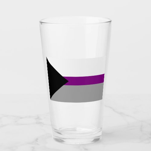 Demisexual Pride Glass