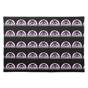 Demisexual Pride Placemat