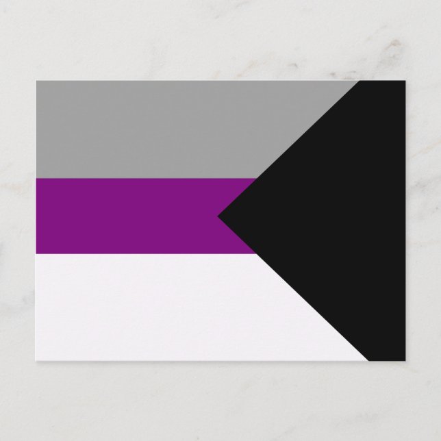 DEMISEXUAL PRIDE POSTCARD (Front)