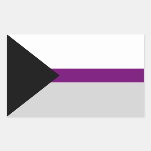 Demisexual Pride Rectangle Sticker