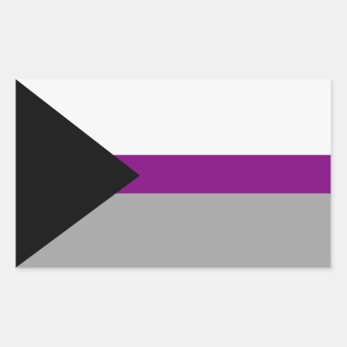 Demisexual Pride Rectangular Sticker