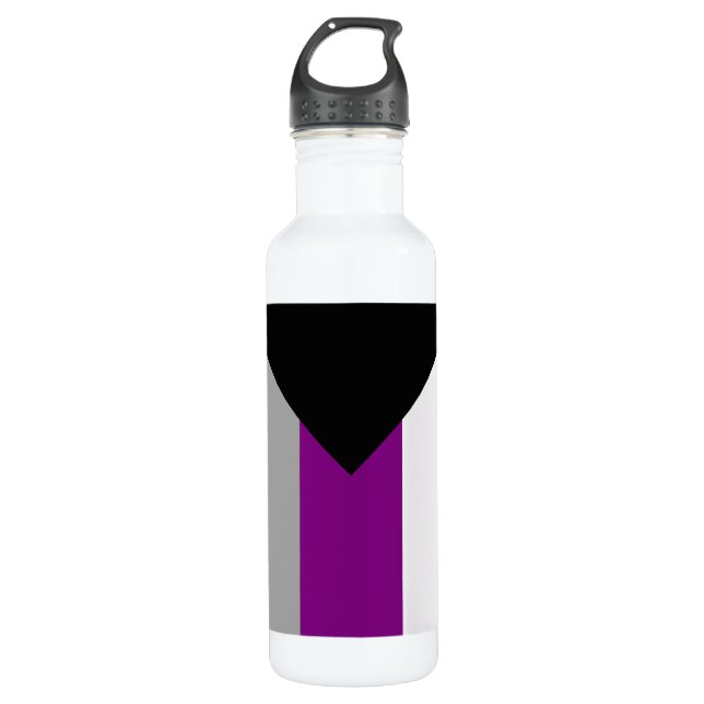DEMISEXUAL PRIDE STAINLESS STEEL WATER BOTTLE (Front)