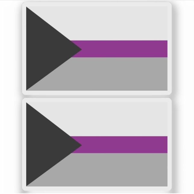 Demisexual Pride Sticker (Front)