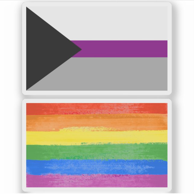 Demisexual Pride Sticker (Front)