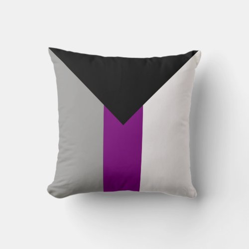 DEMISEXUAL PRIDE THROW PILLOW