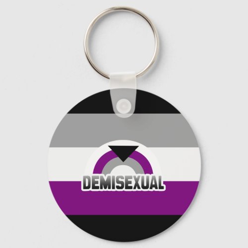 DEMISEXUAL RAINBOW KEYCHAIN