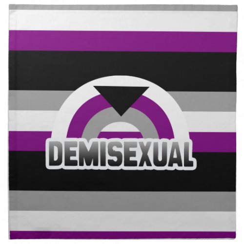 DEMISEXUAL RAINBOW NAPKIN