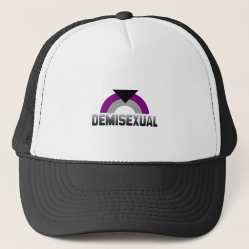 DEMISEXUAL RAINBOW TRUCKER HAT
