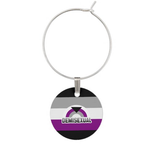 DEMISEXUAL RAINBOW WINE CHARM