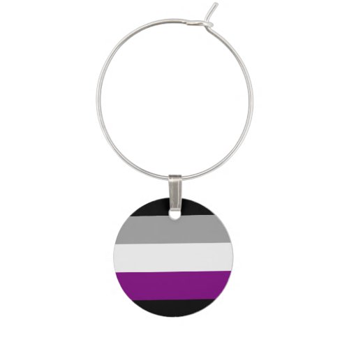 Demisexual Wine Glass Charm