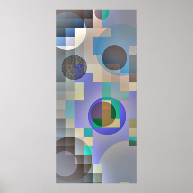 DEMO Abstract Poster ( color variation ) (Front)