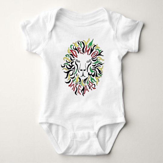 Demo Wear: Rasta Lion Baby Bodysuit