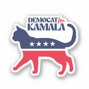 Democat for Kamala Sticker