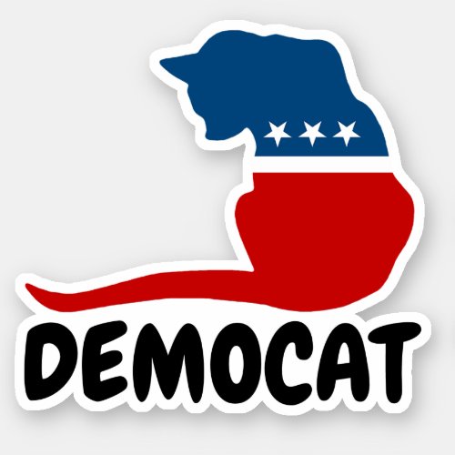 Democat Sticker