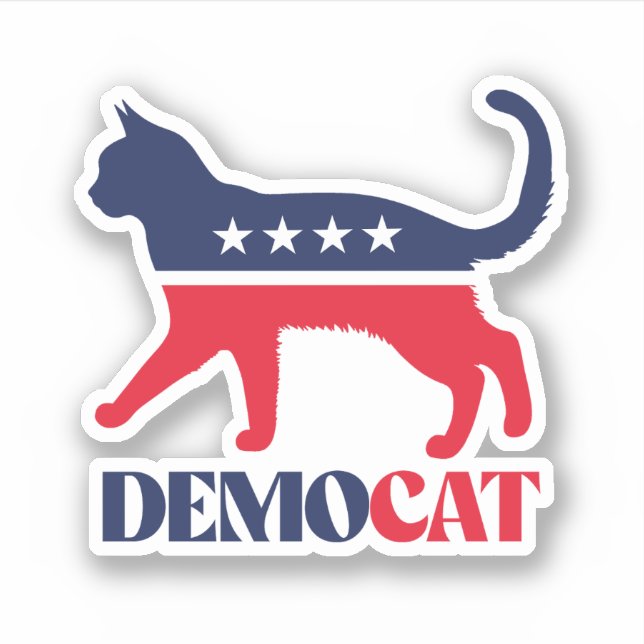 Democat Sticker (Front)