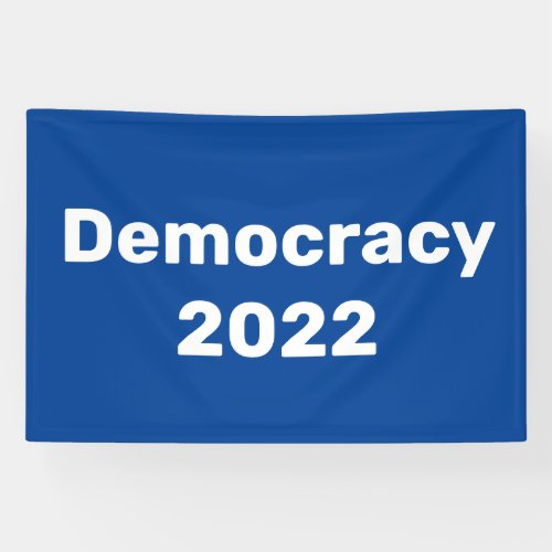 Democracy 2022 Midterm Election Banner