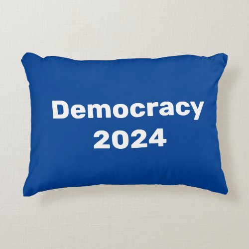 Democracy 2024 Presidential Election Accent Pillow