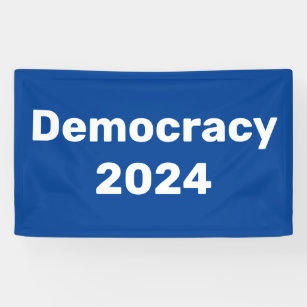 Democracy 2024 Presidential Election Banner