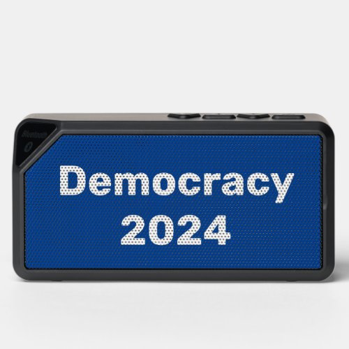 Democracy 2024 Presidential Election Bluetooth Speaker