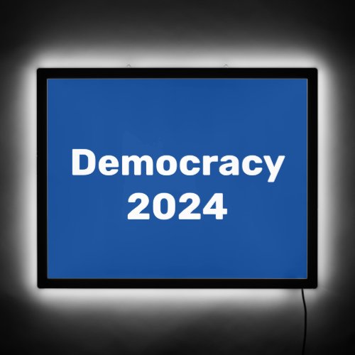 Democracy 2024 Presidential Election LED Sign