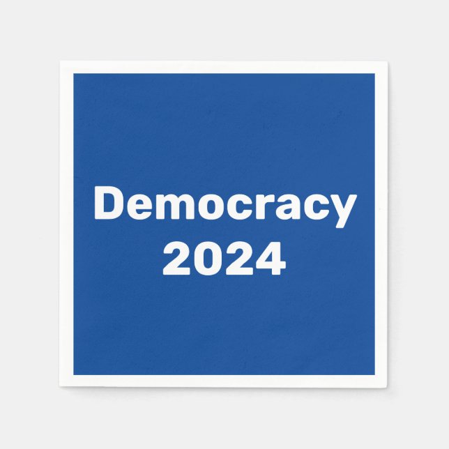 Democracy 2024 Presidential Election Napkins (Front)