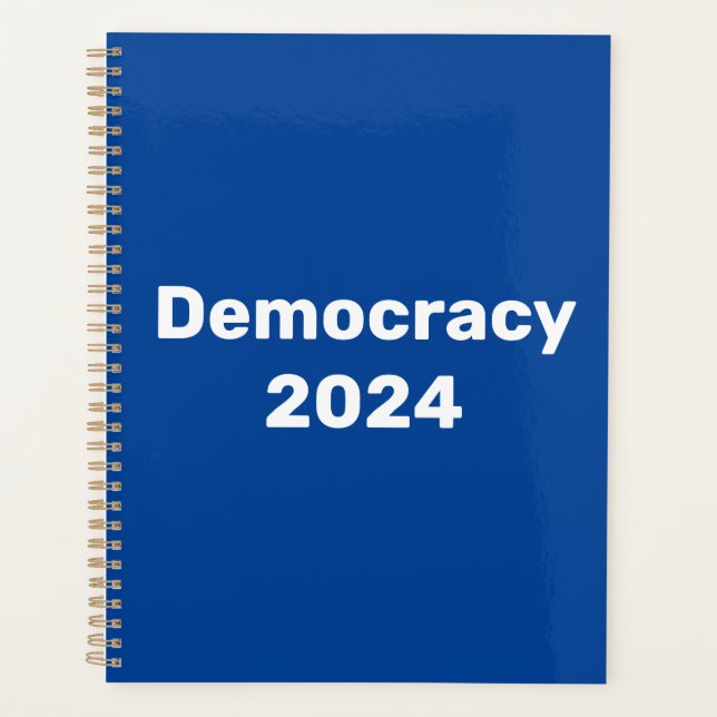 Democracy 2024 Presidential Election Planner (Front)