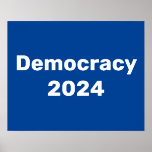 Democracy 2024 Presidential Election Poster