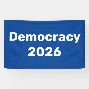 Democracy 2026 Midterm Election Banner