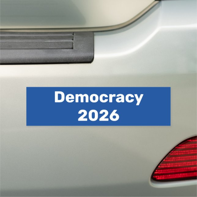 Democracy 2026 Midterm Election Car Magnet (In Situ)