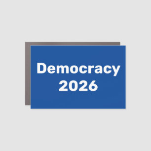 Democracy 2026 Midterm Election Car Magnet