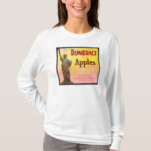 Democracy Apple Crate LabelDufur, OR T-Shirt