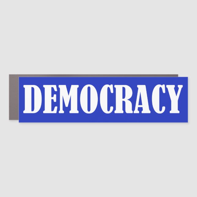 Democracy Car Magnet (Front)