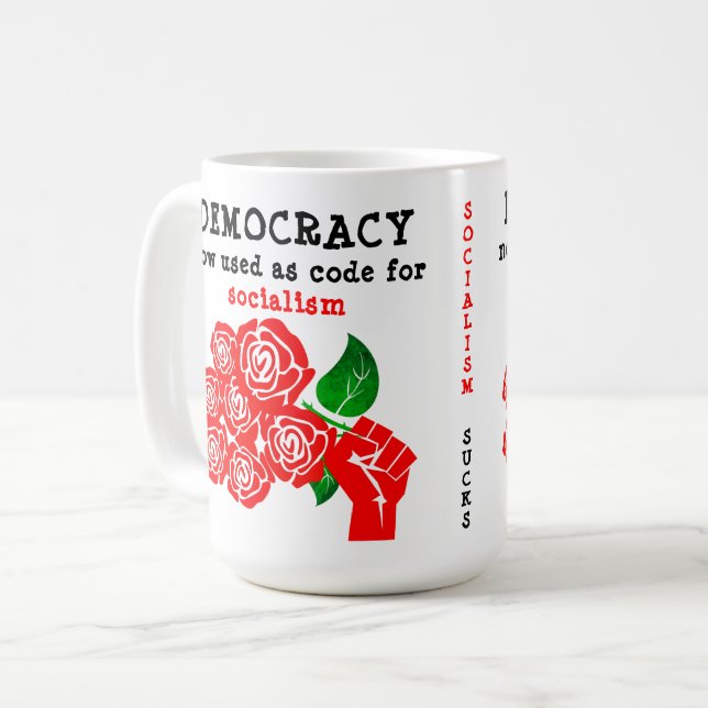 Democracy Coffee Mug (Front Left)