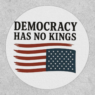 Democracy Has No King Anti Trump USA Patch