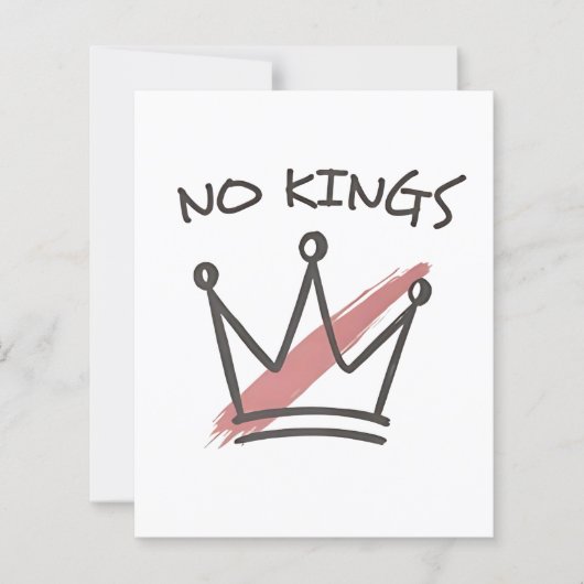 Democracy Has no King Librety Status USA (Front)