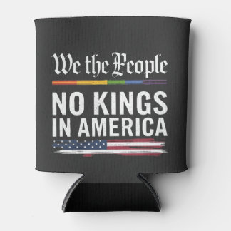Democracy Has no King Librety Status USA  Can Cooler