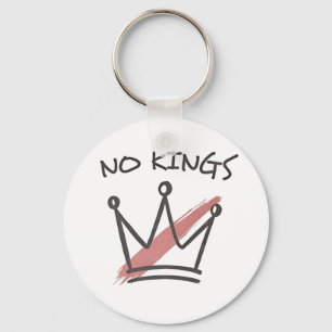 Democracy Has no King Librety Status USA  Keychain