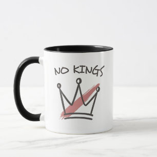 Democracy Has no King Librety Status USA Mug
