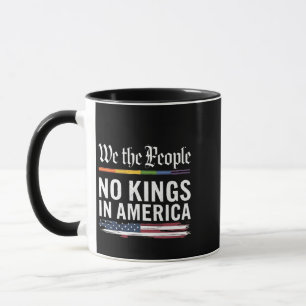 Democracy Has no King Librety Status USA Mug