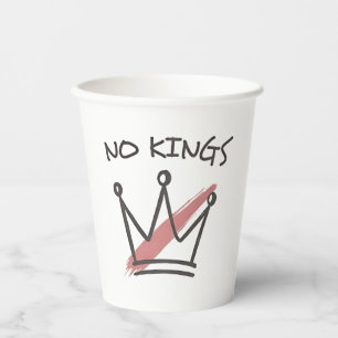 Democracy Has no King Librety Status USA  Paper Cups